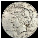 1935 Silver Peace Dollar NEARLY UNCIRCULATED