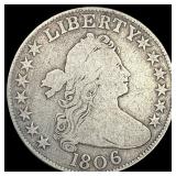 1806 Draped Bust Silver Half Dollar NICELY CIRCULA