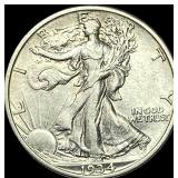 1934-S Silver Walking Liberty Half Dollar  NEARLY