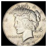 1934 Silver Peace Dollar CLOSELY UNCIRCULATED