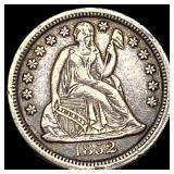 1852 Seated Liberty Dime NEARLY UNCIRCULATED