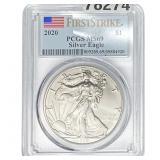2020 Silver Eagle PCGS MS69