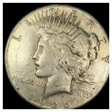 1926 Peace Silver Dollar NEARLY UNCIRCULATED