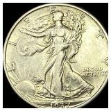 1937-S Silver Half Dollar CLOSELY  UNCIRCULATED