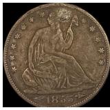 1855-O Silver Half Dollar NICELY CIRCULATED