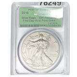 2016 Silver Eagle PCGS MS70 30th Anniversary