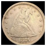 1875-S Silver Twenty Cents CLOSELY UNCIRCULATED