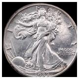 Walking Liberty Half Dollar 1933 CLOSELY  UNCIRCU