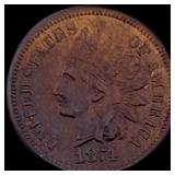 1874 Indian Head Cent CHOICE AU