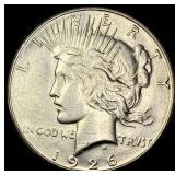 1926-S Silver Peace Dollar CHOICE AU