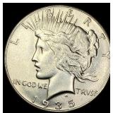1935 Silver Peace Dollar CHOICE AU