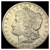 1878-CC Silver Morgan Dollar ABOUT UNCIRCULATED