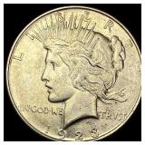 1923 Silver Peace Dollar CHOICE AU