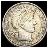 1910 Barber Dime UNCIRCULATED