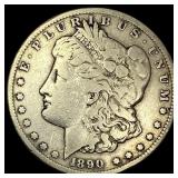 1890-CC Silver Morgan Dollar LIGHTLY CIRCULATED