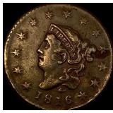 1816 Coronet Head Large Cent NEARLY UNCIRCULATED