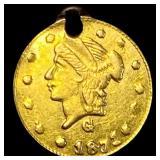 1871 Gold 1/4 Dollar California Fractional  HIGH