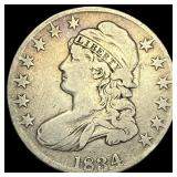 1834 Capped Bust Half Dollar LIGHTLY  CIRCULATED