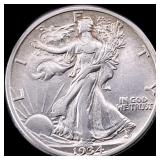 1934-S Silver Walking Liberty Half Dollar  CLOSEL