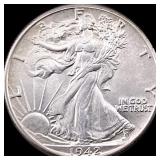 1942 Silver Half Dollar (Walking Liberty)  UNCIRC