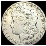 1890-CC Silver Morgan Dollar LIGHTLY CIRCULATED