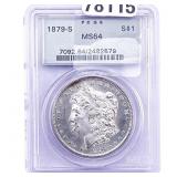 1879-S Morgan Silver Dollar PCGS MS64