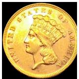 1868 $3 Gold Piece