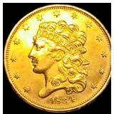 1834 Pl 4 $5 Gold Half Eagle