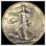 1938 Silver Half Dollar Walking Liberty  CLOSELY