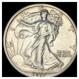 1917 Walking Liberty Half Dollar CLOSELY  UNCIRCU