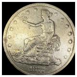 1877-S Silver Trade Dollar LIGHTLY CIRCULATED