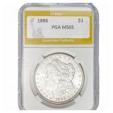1886 Morgan Silver Dollar PGA MS64