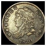 1830 Capped Bust Half Dime NEARLY UNCIRCULATED