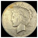 1927 Peace Silver Dollar NEARLY UNCIRCULATED
