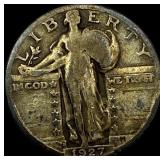 1927-S Silver Standing Liberty Quarter NICELY CIRC