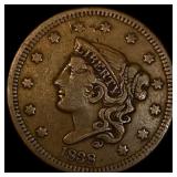 1838 Coronet Head Large Cent HIGH GRADE
