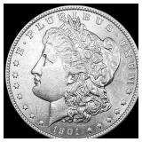 1901 Morgan Silver Dollar CLOSELY  UNCIRCULATED