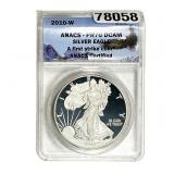 2010-W Silver Eagle ANACS PR70 DCAM