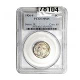 1936-S Buffalo Nickel PCGS MS65