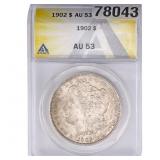 1902 Morgan Silver Dollar ANACS AU53