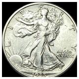 1935-S Half Dollar Walking Liberty NEAR UNC