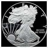 2012-S Silver American Eagle Proof $1 GEM PROOF