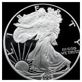 2006-W Silver American Eagle Proof $1 GEM PROOF