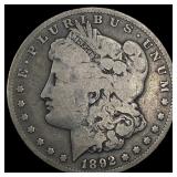 1892-S Silver Morgan Dollar LIGHTLY CIRCULATED
