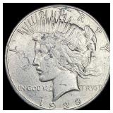 1928-S Silver Peace Dollar NEARLY UNCIRCULATED