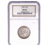 1945 Washington Silver Quarter NGC MS66