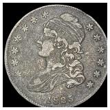 1835 Capped Bust Half Dollar NEARLY UNCIRCULATED