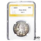 1823 Capped Bust Half Dollar PGA XF45 Ugly 3