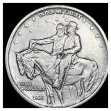 1925 Silver Half Dollar Stone Mountain NEARLY UNCI