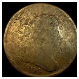 1804 Draped Bust Half Cent NICELY CIRCULATED